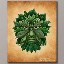 Image result for Green Man Celtic Art