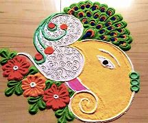 Image result for Diwali Rangoli Ganesh