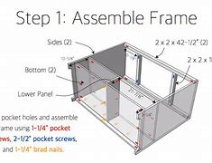 Image result for Bathroom Vanity Build Plans