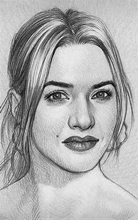 Image result for Pencil Drawings of Famous People Faces