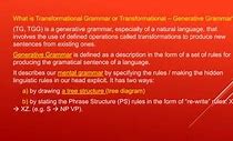 Image result for Transformational Grammar Tree Diagram