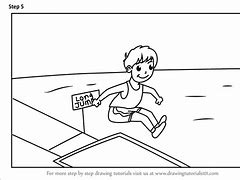 Image result for Jumping Long Jump Drawing