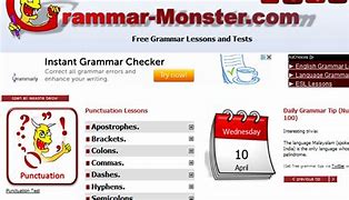 Image result for Grammar Monster