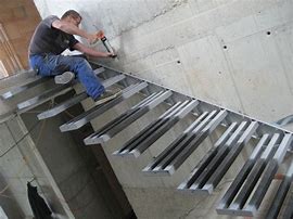 Image result for Floating Steel Stairs