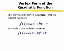 Image result for How to Graph Vertex Form