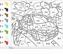 Image result for Subtraction Coloring Drawings