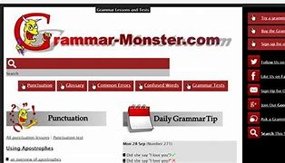 Image result for Grammar Monster