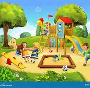 Image result for Playing in the Park Clip Art