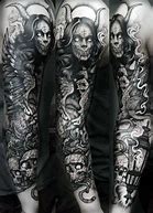 Image result for Skull Forearm Sleeve Tattoo