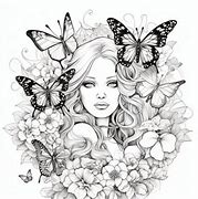 Image result for Rainbow Butterfly Coloring Pages Printable