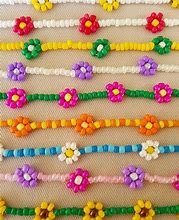 Image result for Beaded Flower Necklace