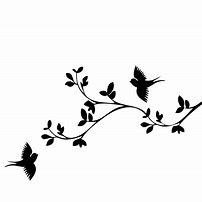 Image result for Bird On a Branch Silohette