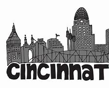 Image result for Cincinnati City Skyline Outline