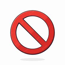 Image result for No Symbol Red Circle