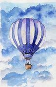 Image result for Beige Hot Air Balloon Watercolor