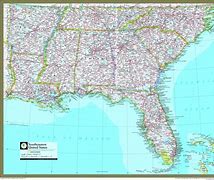 Image result for Free Road Map of Southeast U S