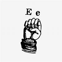 Image result for EISD Sign Language Letter SVG