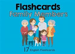 Image result for Family Members FlashCards