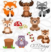 Image result for Free Clip Art Woodlaqnd Animals Bookmarks