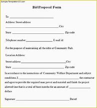 Image result for Contractor Proposal Sheet