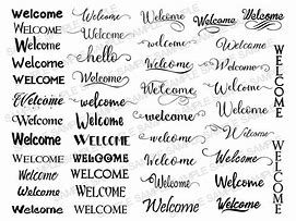 Image result for Welcome Sayings SVG