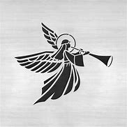 Image result for Angel Stencil