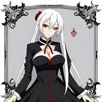 Image result for Anime Girl with White Hair Kid