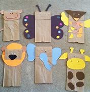 Image result for Brown Paper Bag Puppets for Kids