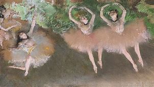 Image result for Edgar Degas Dancers in Pink