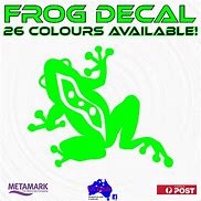 Image result for Frog Car Bonnet Decals