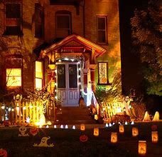 Image result for Halloween House Decorating Ideas