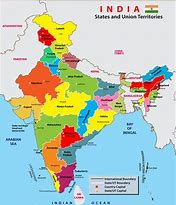 Image result for States of India On Map