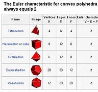 Image result for Euler Characteristic