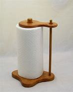 Image result for Wooden Paper Towel Holder