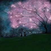 Image result for Cherry Blossom Tree Digital Art