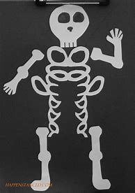 Image result for Easy Skeleton Craft Halloween