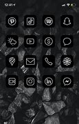 Image result for Black App Icons