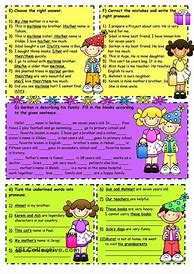 Image result for Free Printable ESL Worksheets