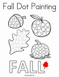 Image result for Fall Dot Art Printables