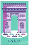 Image result for Arc De Triomphe Painting