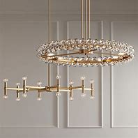 Image result for Gold and Silver Chandeliers for Dining Room