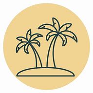 Image result for Palm Tree Line Drawing Icon