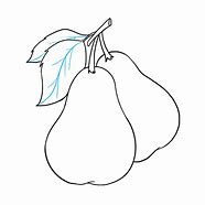 Image result for Draw a Pear