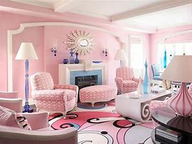 Image result for Pink Glam Living Room