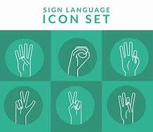 Image result for Letter Hand Sign Language