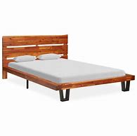 Image result for Rustic Pallet Wood Bed Frame