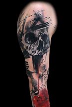 Image result for Cool Skull Tattoos