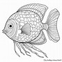 Image result for Fish Fishing Coloring Pages