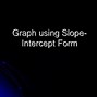 Image result for Slope-Intercept Form Graph Examples