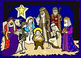 Image result for Mary and Joseph Nativity Clip Art